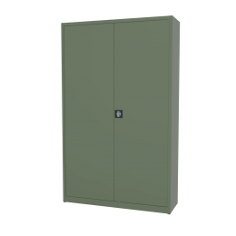 Archiefkastdraaideurkast-4legborden-1950x1200mm-AKP10101Smaragdgroen