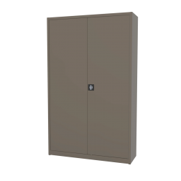 Archiefkastdraaideurkast-4legborden-1950x1200mm-AKP10101Kwartsbruin