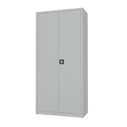 Archiefkastdraaideurkast-4legborden-1950x920mm-AKP10201ZuiverwitRAL9010