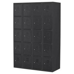 Lockerkast20deurs4delig-smal-LKP-220Kleurstellingopmaat
