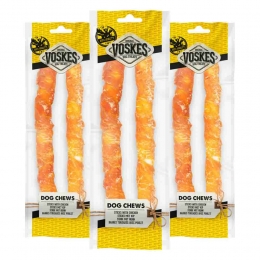 3xVoskesStickMetKip25cm2stuks