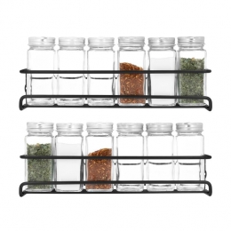 QUVIOKruidenrekjesmet12kruidenpotjes-Zwart