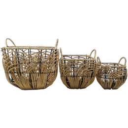 MandenendozenSignesGrimaltFruitmandenMet3Uni-Handgrepen