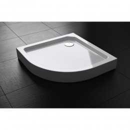 DouchebakOpbouwBestDesignProjectKwartrond90x90x14cmHoogglansWit