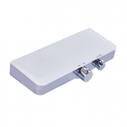 ThermostatischeDouchekraanSchutteOceanmetPlanchetChroomWit