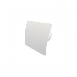 BadkamerVentilatorProDesignStandaard100mm75m3GebogenKunststofWit