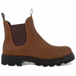 Ecco-WomensEccoGrainerLeatherCowOilNubuck-Hogeschoenenmaat42bruin
