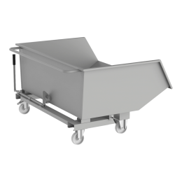 Kiepbakverrijdbaar-600liter-760x1500x1100mm-VIK10301LichtgrijsRAL7035