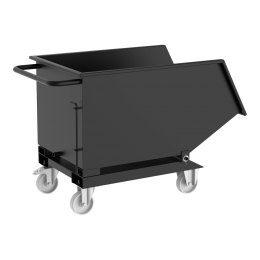 Kiepbakverrijdbaar-250liter-760x600x1000mm-VIK10101Gitzwartral9005