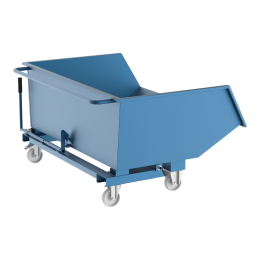 Kiepbakverrijdbaar-600liter-760x1500x1100mm-VIK10301Hemelsblauwral5015