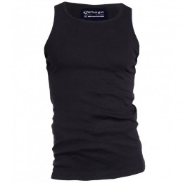 GarageSinglet1-packSemiBodyFitRondeHalsZwart2XL