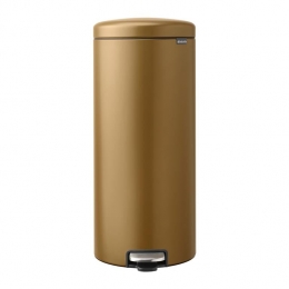 BrabantiaNewIconPedaalemmer30L-WarmBrass