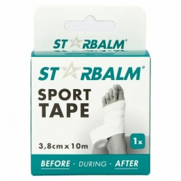StarBalmSportTape38cmX10mWit1Individ