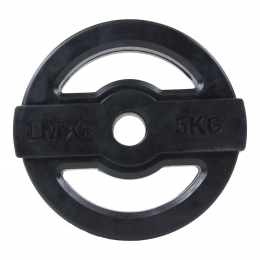 LifemaxxStudioPumpDiscHalterschijf-30mm-5kg-Zwart