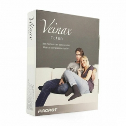 VeinaxKousKatoenMan2LangZwartMaat2