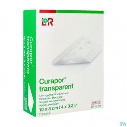 CuraporTransparantSteriel10cmx8cm2513102