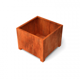 Artesaplantenbakkencortenstaal1000x1000x800mm-Geroba