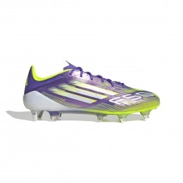 adidasF50EliteIJzeren-NopVoetbalschoenenSGPaarsWitNeongeel