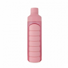 YosWaterBottlePillBoxWeeklyPerfectPink