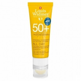 LouisWidmerSunAllDaySPF50ZonnecrmemetLippenverzorging25ml