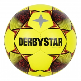 DerbystarClassicSuperLightIIKunstgrasVoetbalMaat5GeelRoodZwart