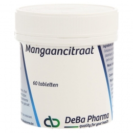 DeBaPharmaMangaancitraat60Tabletten