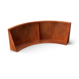 FrontaKeerwandencortenstaalbuitenbochtL100xB100xH20cmGeroba-Geroba