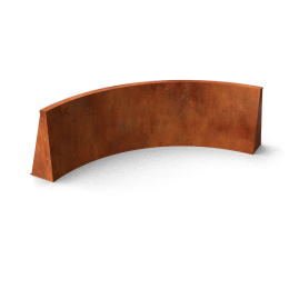 FrontaKeerwandencortenstaalbinnenbochtL100xB100xH20cmGeroba-Geroba