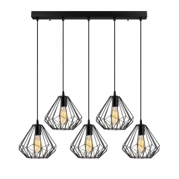 ZwartehanglampeettafelBartolo5-lichtsOpviq