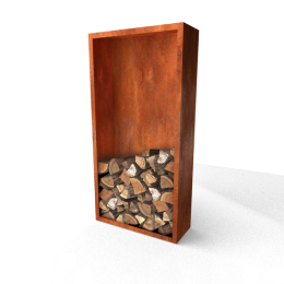 EguraCortenstaalHoutopslagmetachterwand1000x385x2000mmGeroba-Geroba