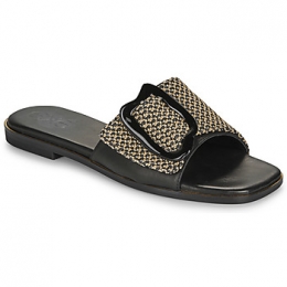 SlippersExShoes556-ORO-RAFFIA-BLACK