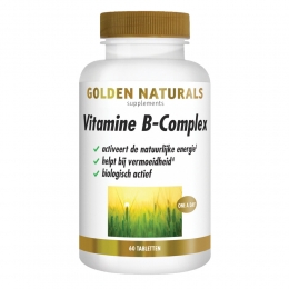 GratisVerzending2xGoldenNaturalsVitamineB-complexVegan60tabletten