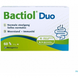 GratisVerzending2xMetagenicsBactiolDuo60capsules