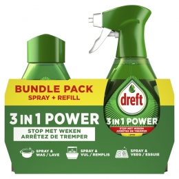 Dreft3in1PowerSprayNavulling1000ml