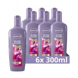 6xAndrelonShampooGlansCare300ml