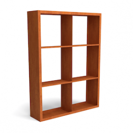 Eguracortenstaalhoutopslagonderverdeling6vakken1500x385x2000mmGeroba-Geroba