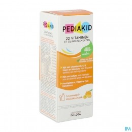 Pediakid22VitaminesOligoElementsFl125ml
