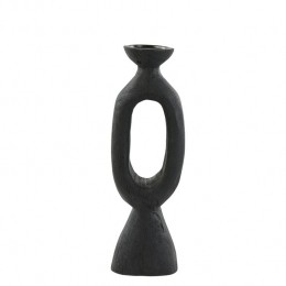 LightLivingKandelaarDjango-Zwart-14x12x45cm