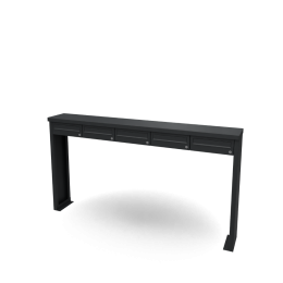 Multiboxbrievenbus5breed1hoogzwartIIGeroba-Geroba