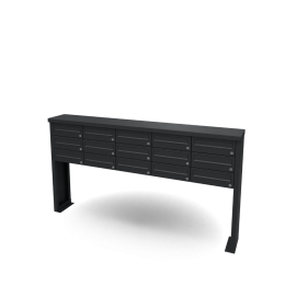 Multiboxbrievenbus5breed3hoogzwartIIGeroba-Geroba