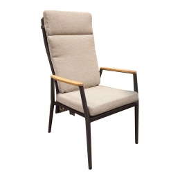 PeejayVerstelbareTuinstoelAntracietTrestino-Trestino