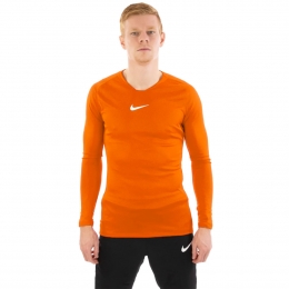NikeDri-FITParkOndershirtLangeMouwenOranjeWit