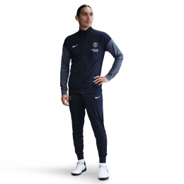 NikeParisSaint-GermainStrikeTrainingspakFull-Zip2025-2026DonkerblauwWit