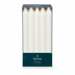 SPAASHuishoudkaarsWit21240mm8branduren10stuks