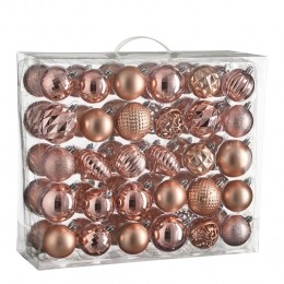 HouseofSeasonsKerstballenSet-60Stuks-Roze