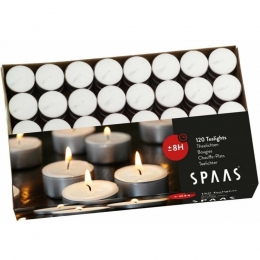 SPAASTheelichtenWit8Branduren120stuks