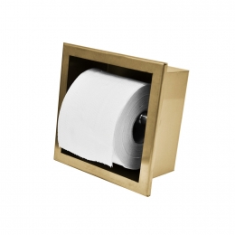 InbouwToiletrolhouderBWSRVSGoudOPOP