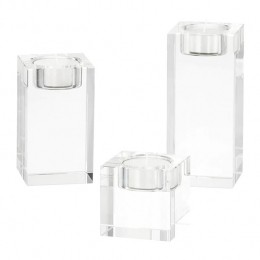 QUVIOWaxinelichthouder-Setvan3-Glas