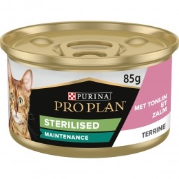 24xProPlanCatBlikPatSterilisedZalmTonijn85gr