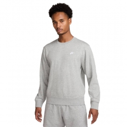NikeSportswearClubFleeceCrewSweaterLichtgrijsWit